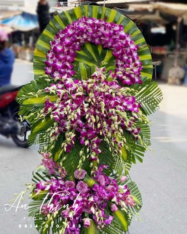 Hoa chia buồn kính viếng - HV007 Shop Hoa Tươi An Thịnh Hoa chia buồn kính viếng - HV007