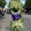 Lẵng hoa đám tang đẹp - HV030