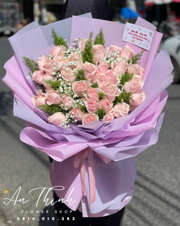 Bó hoa chúc mừng - HB007 Shop Hoa Tươi An Thịnh Bó hoa chúc mừng - HB007
