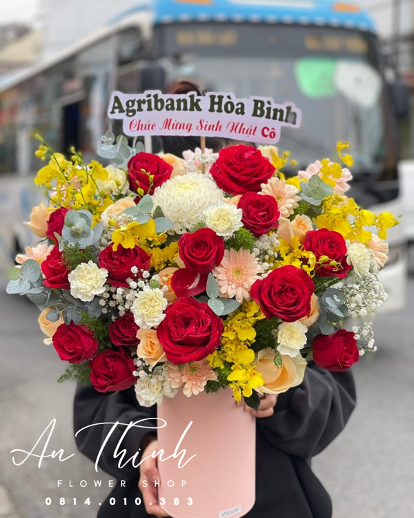 Bình hoa xinh - HG071 Shop Hoa Tươi An Thịnh Bình hoa xinh - HG071