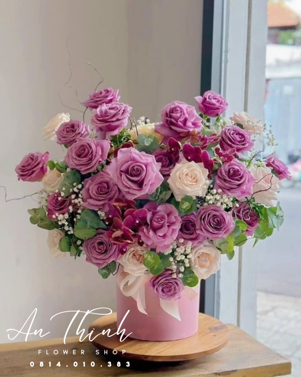 Hoa giỏ - HG0103 Shop Hoa Tươi An Thịnh Hoa giỏ - HG0103